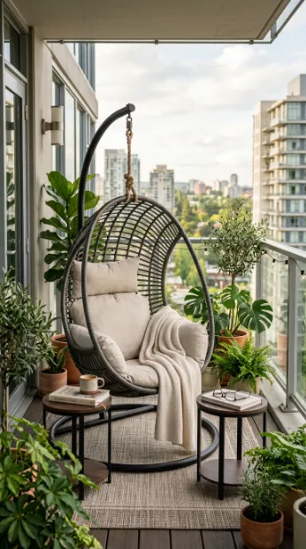 Add a hammock or swinging chair
