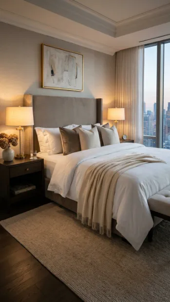 Add a luxurious throw blanket