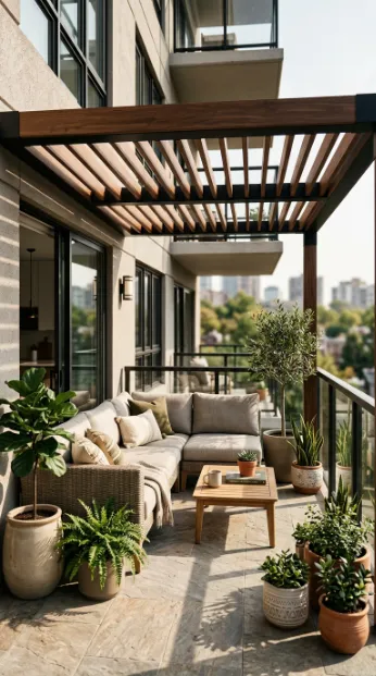 Add a pergola or shade structure if allowed