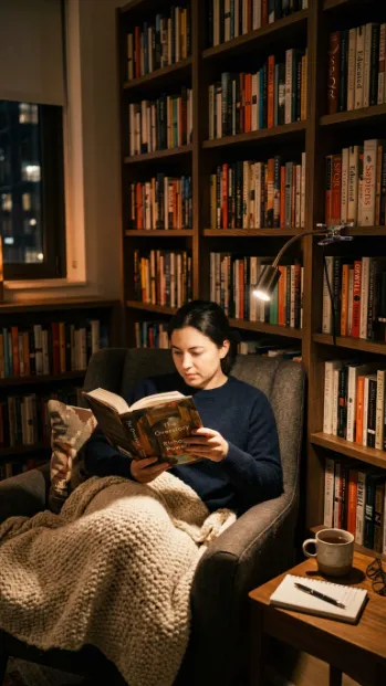 Add a reading light clip for extra focus