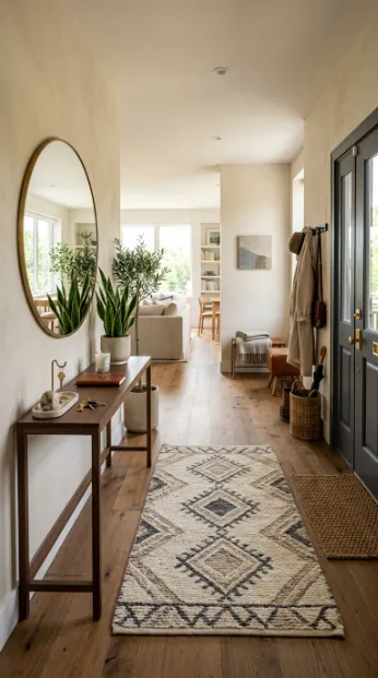Add a rug to define the space 1