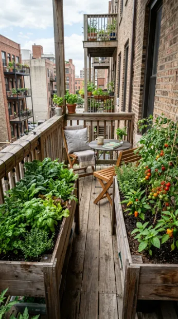 Add a small herb or vegetable garden