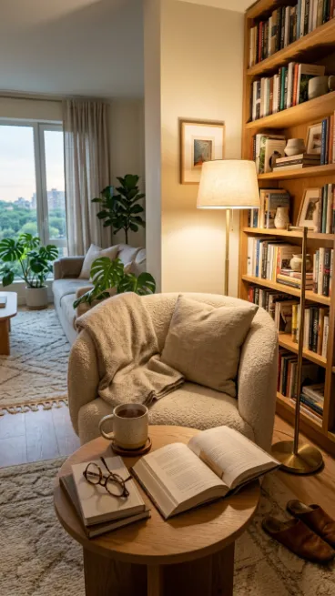 Add a small table for tea or coffee