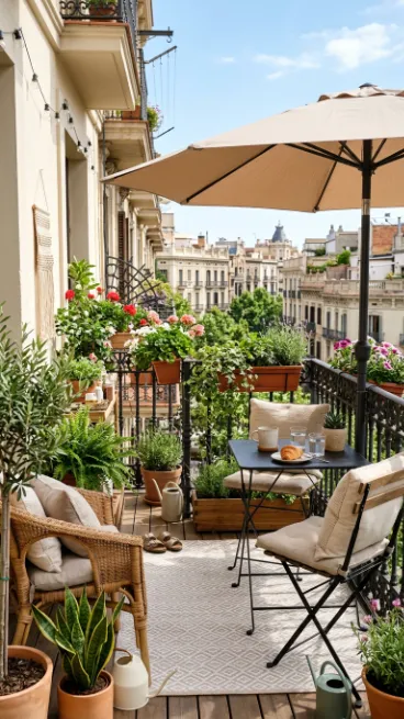 Add a small umbrella for shade