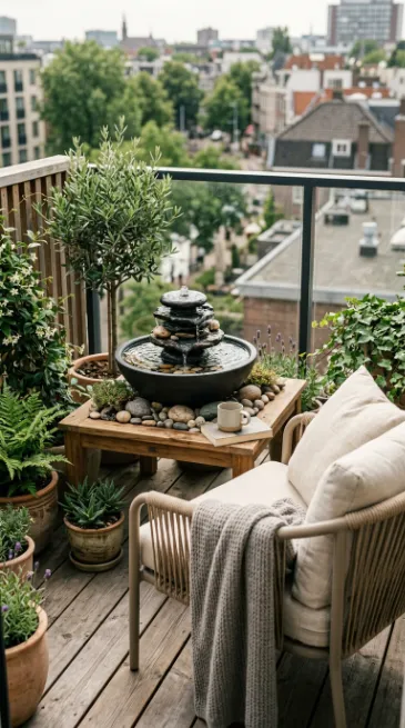Add a small water feature