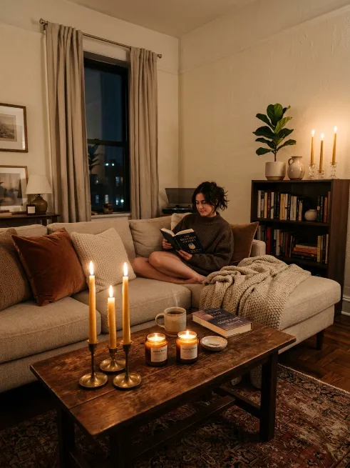 Bring in candles for ambiance