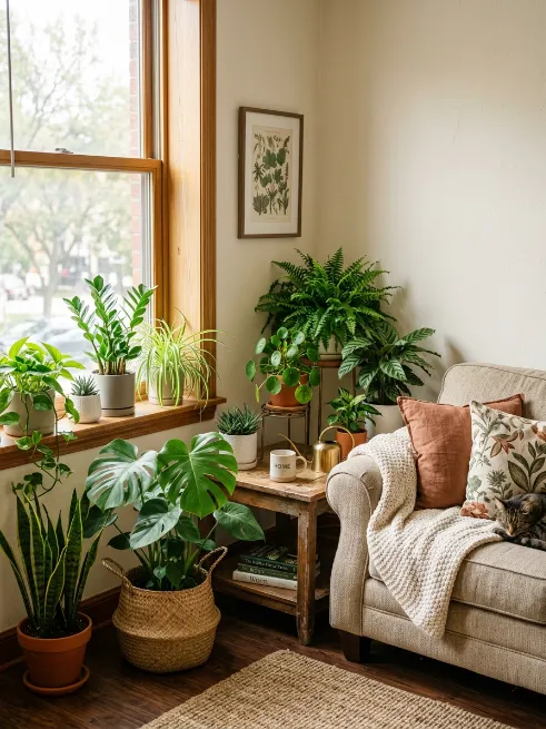 Bring in plants for instant life
