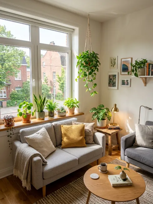 Bring in plants for a natural touch