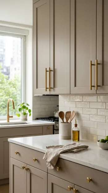Choose cabinet hardware that matches your style
