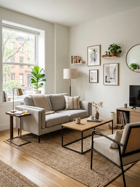 Choose furniture that fits the scale of the room