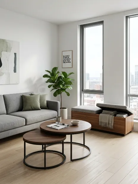 Choose furniture that serves more than one purpose