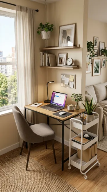 Choose furniture on wheels for flexibility