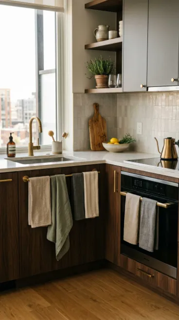 Choose a coordinated dish towel set
