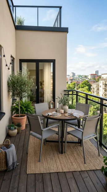 Choose a dining set that fits your space