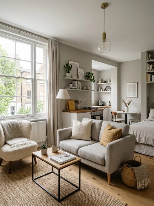 Choose a loveseat instead of a full sofa