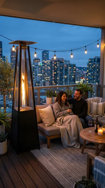 Choose a patio heater for cooler months