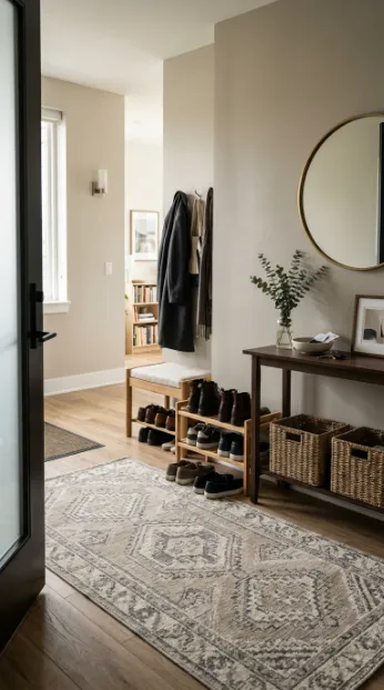 Choose a rug that can handle foot traffic