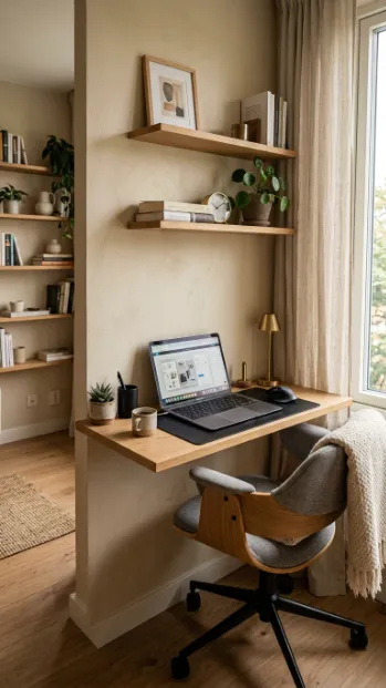 Choose a slim desk for tight spaces