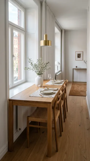 Choose a table shape that matches your room
