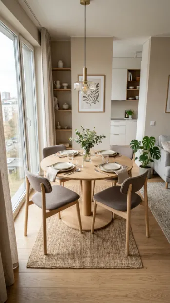 Choose a table that fits your actual space
