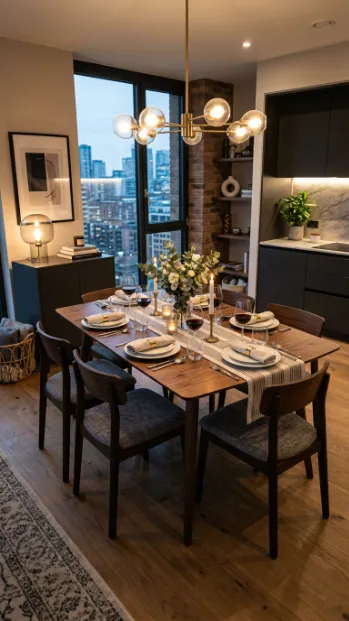 Choose an extendable table for flexibility