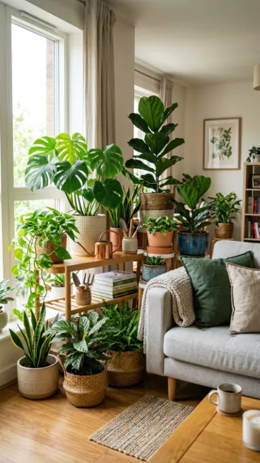 Create a plant corner you both maintain