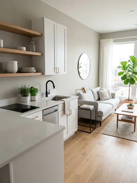 Keep countertops and surfaces clear