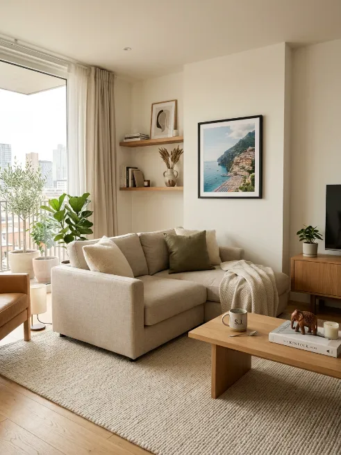 Keep decor minimal but personal
