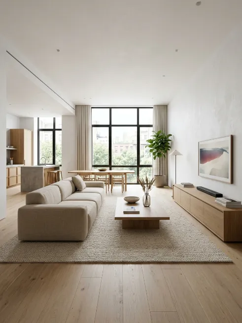 Keep furniture low to the ground