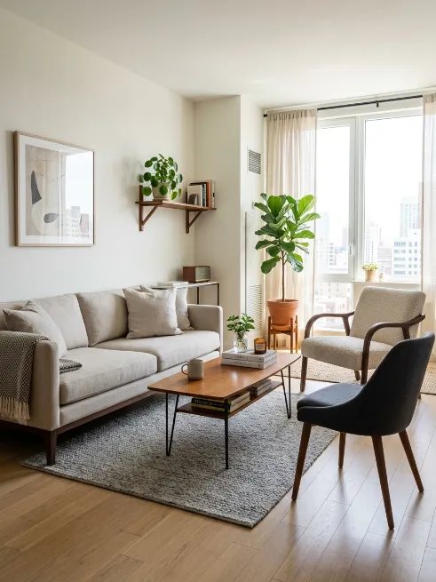Keep furniture off the floor when possible