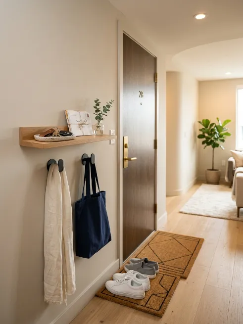 Keep your entryway simple and functional