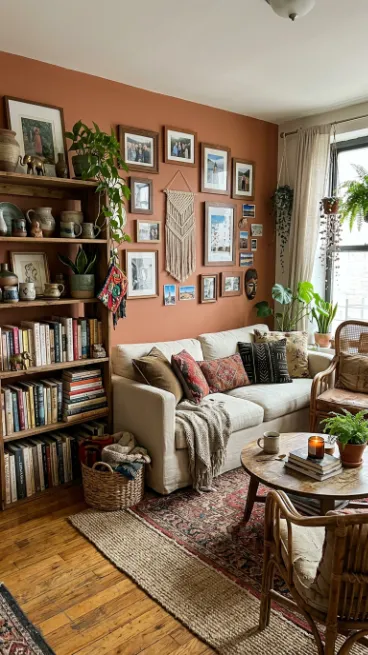 Keep the space personal not perfectly styled