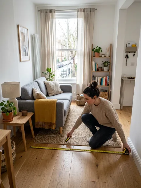 Measure every piece of furniture before buying