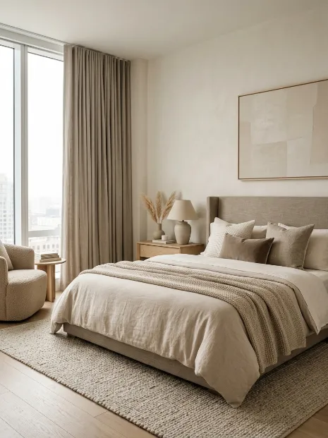 Try a monochrome color scheme in one room