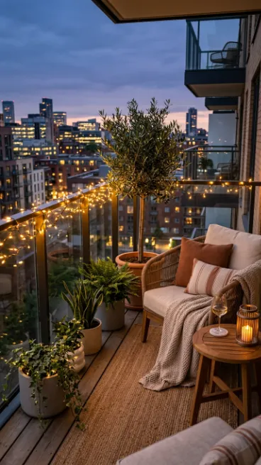 Use battery operated string lights