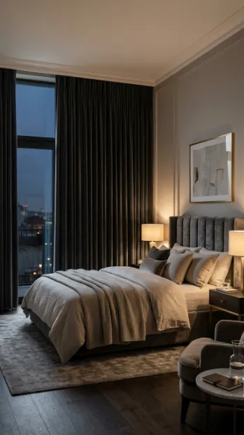 Use blackout or heavy curtains