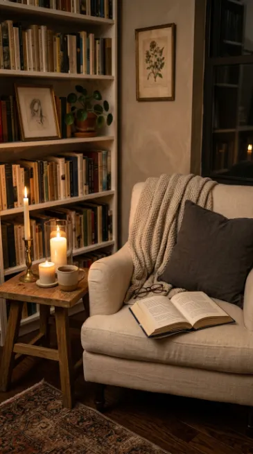 Use candles for a calming atmosphere