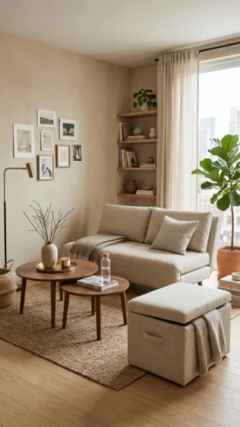 Use multi functional furniture