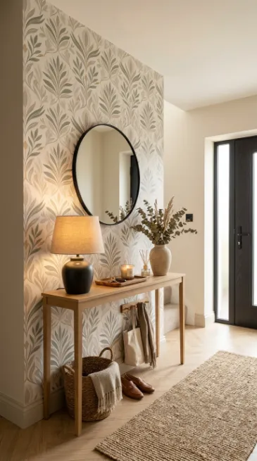 Use removable wallpaper for a statement wall