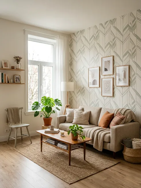 Use removable wallpaper