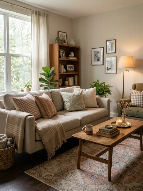 Use soft muted patterns