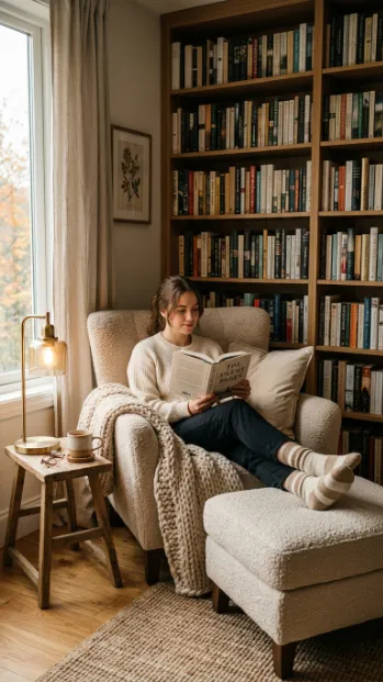 Use a footstool or ottoman