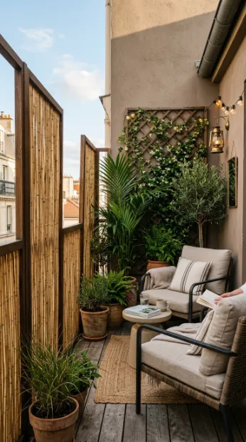 Use a privacy fence or screen
