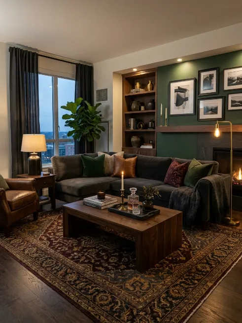 Use a rich grounded color palette
