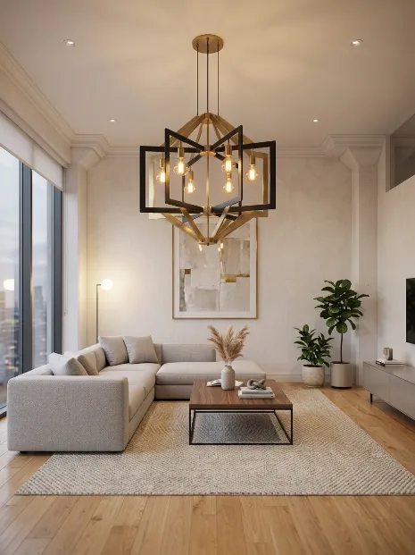 Use a statement light fixture